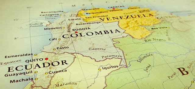 South America map
