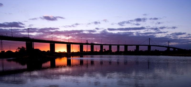 Westgate-Bridge-at-sunset